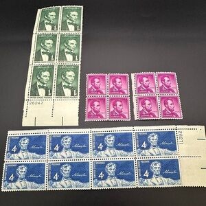 Vintage Postage Stamps Abraham Lincoln - Not used